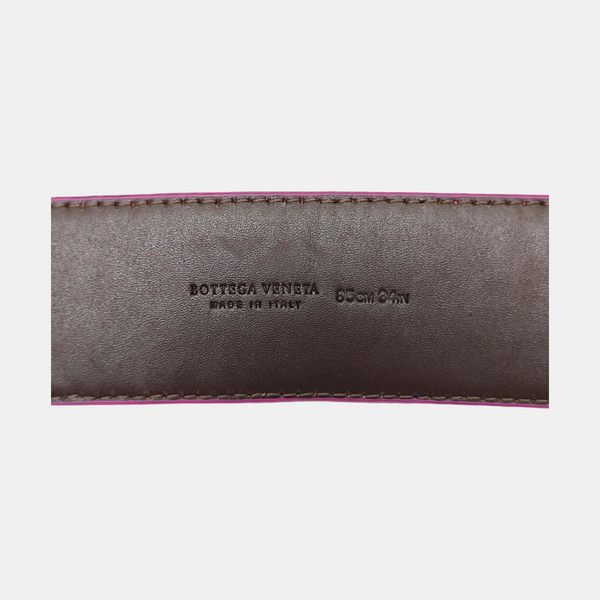 Leather Belt Red