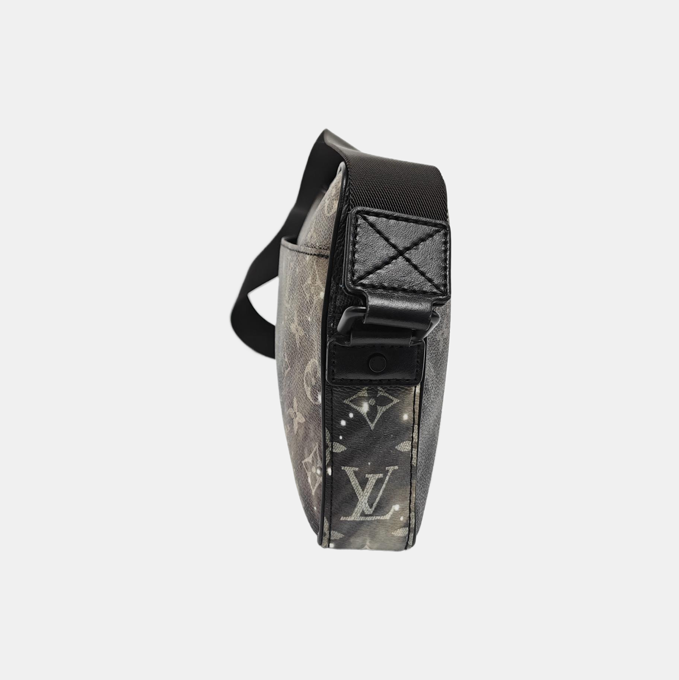 ALPHA Monogram Coated Canvas Gray