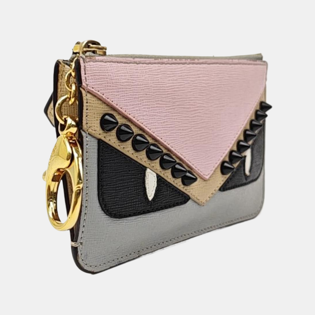 Monster Calfskin Pink Wallet