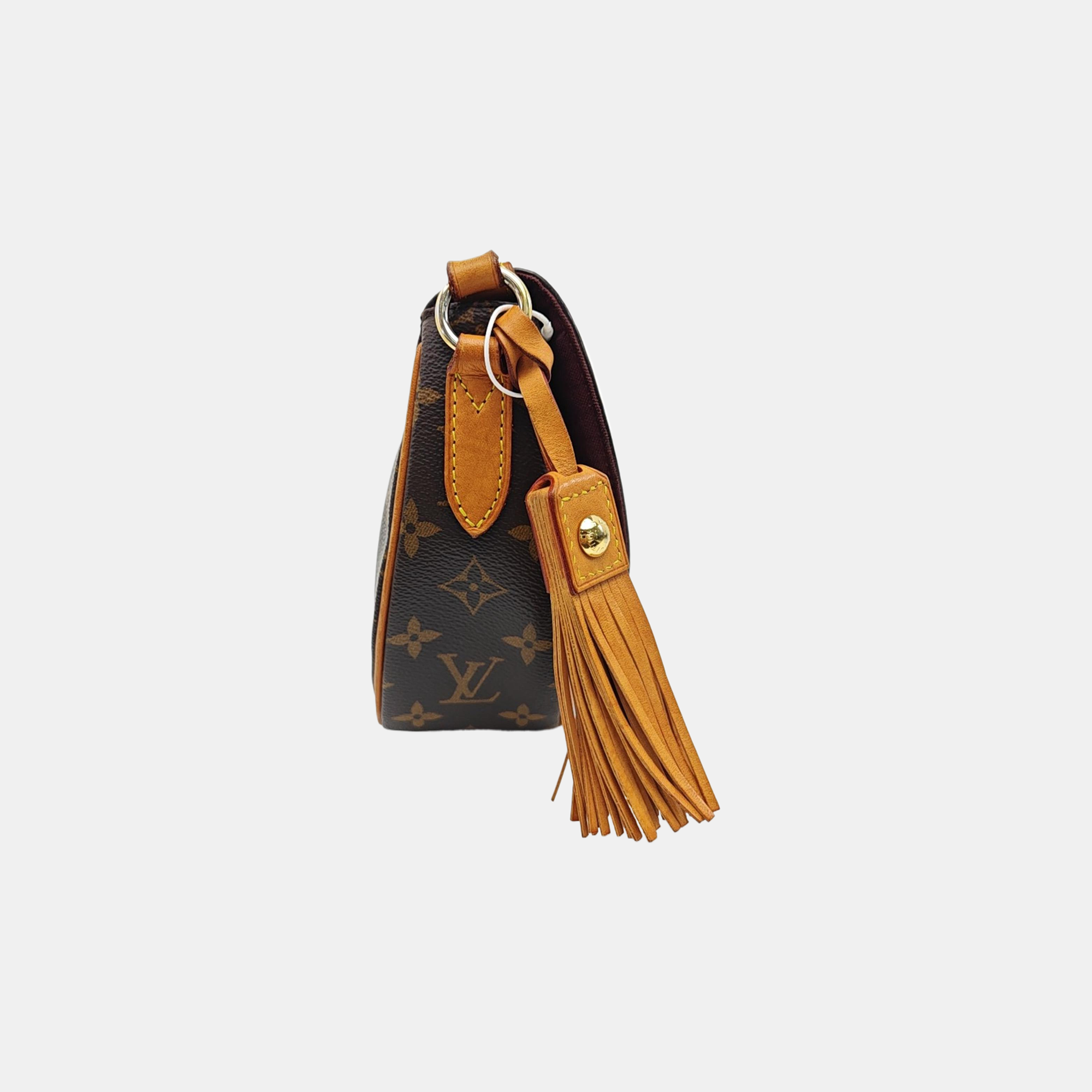 SAINT CLOUD Monogram Coated Canvas Brown