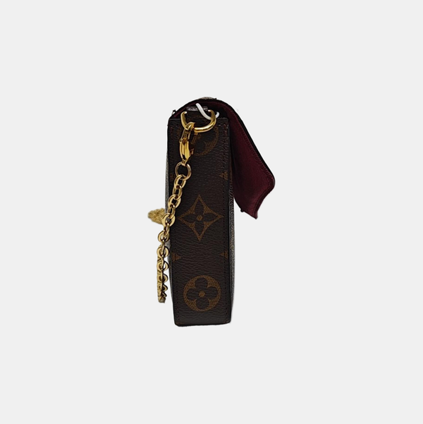 FÉLICIE Monogram Coated Canvas Brown