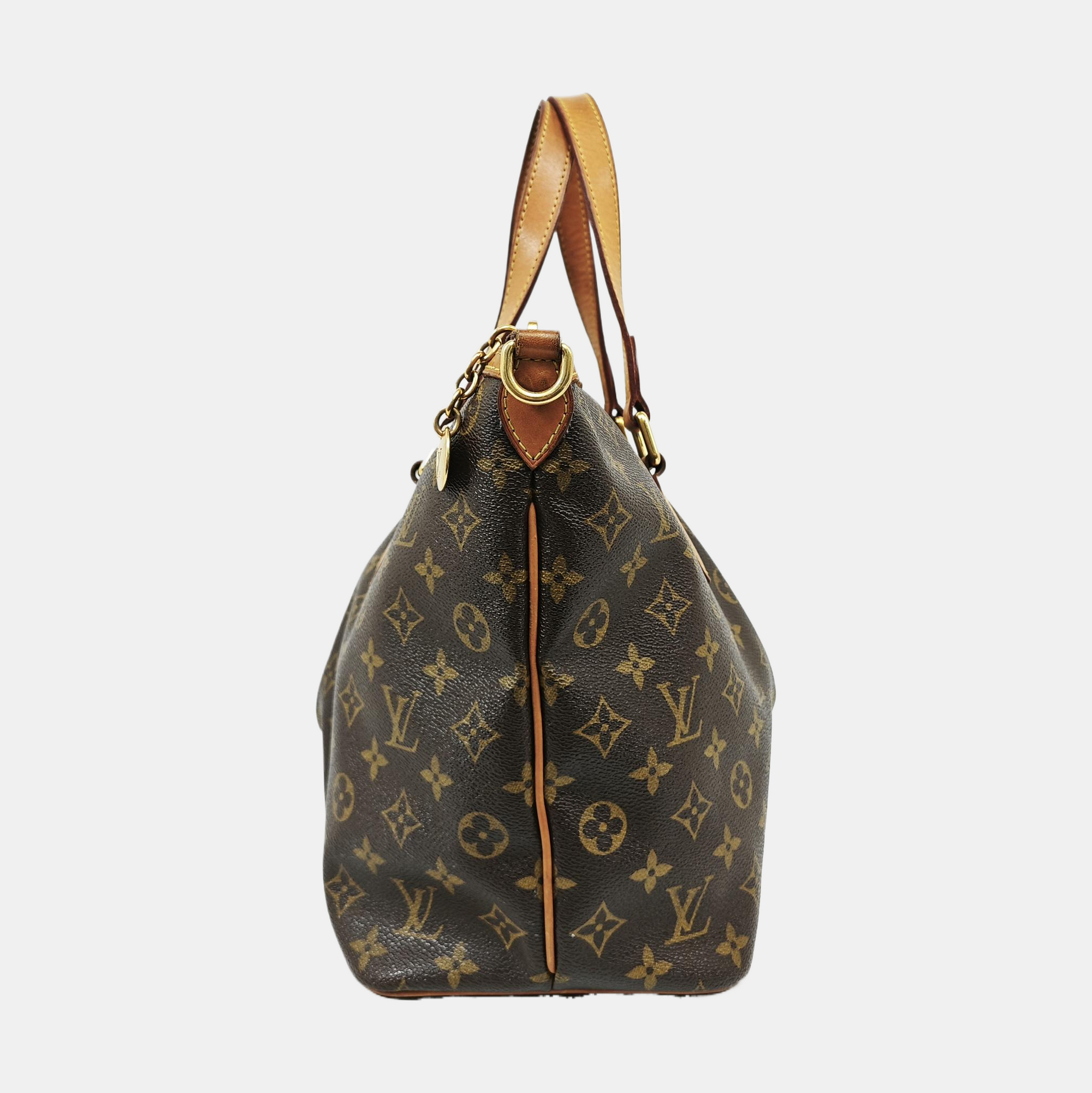 PALERMO PM Monogram Coated Canvas Brown