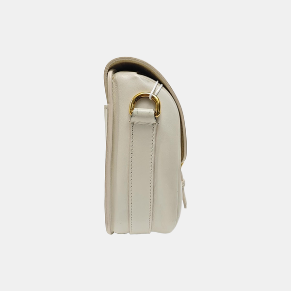Bobby Medium Calfskin White