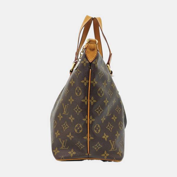 PALERMO PM Monogram Coated Canvas Brown