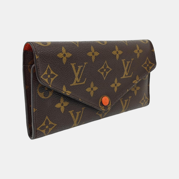 JOSÉPHINE Monogram Coated Canvas Brown Wallet