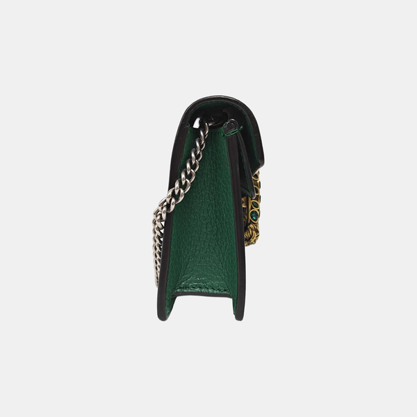 Dionysus Super Mini Calfskin Green