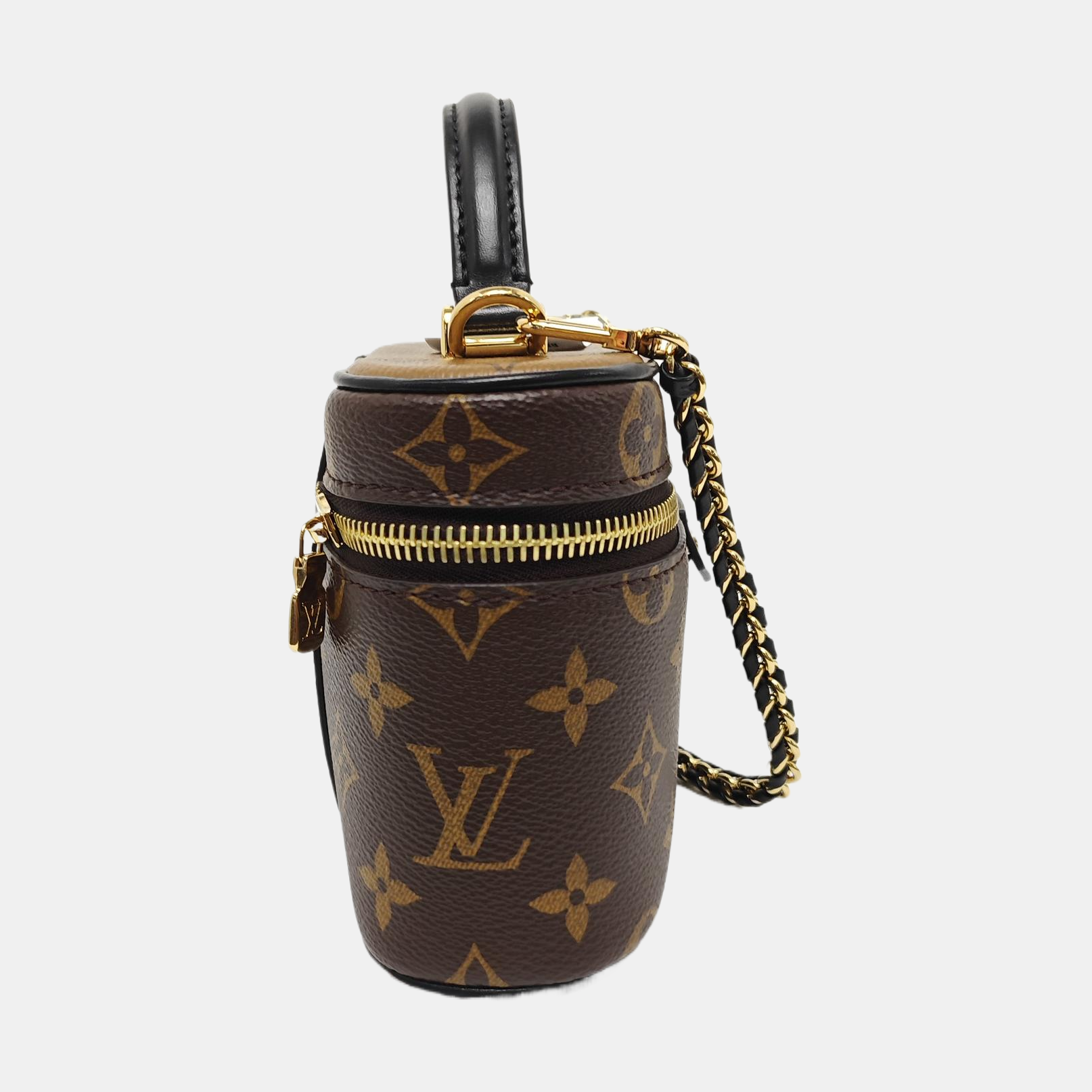 Vanity Chain Pouch Monogram Coated Canvas Brown
