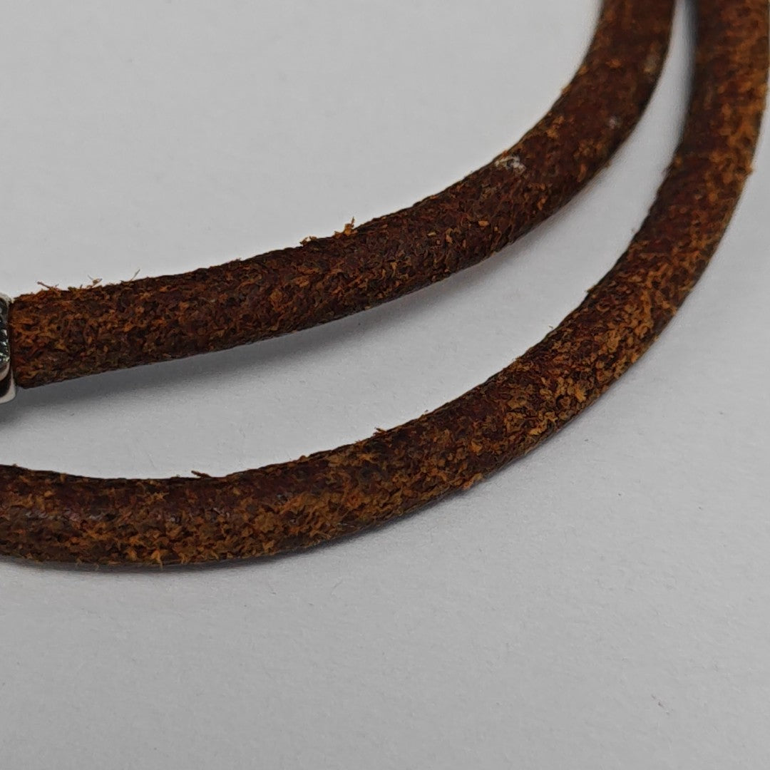 Jumbo Hook Metal Brown Bracelet