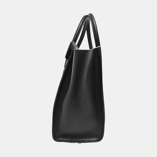 LUGGAGE Micro Calfskin White