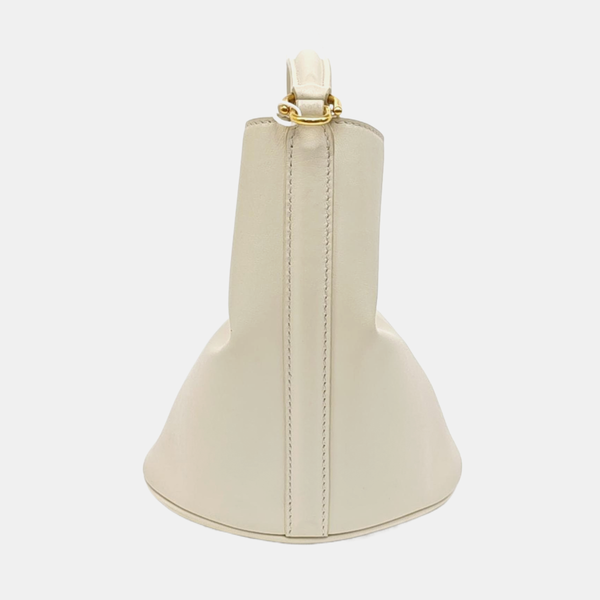 CAMILLE 16 Calfskin White