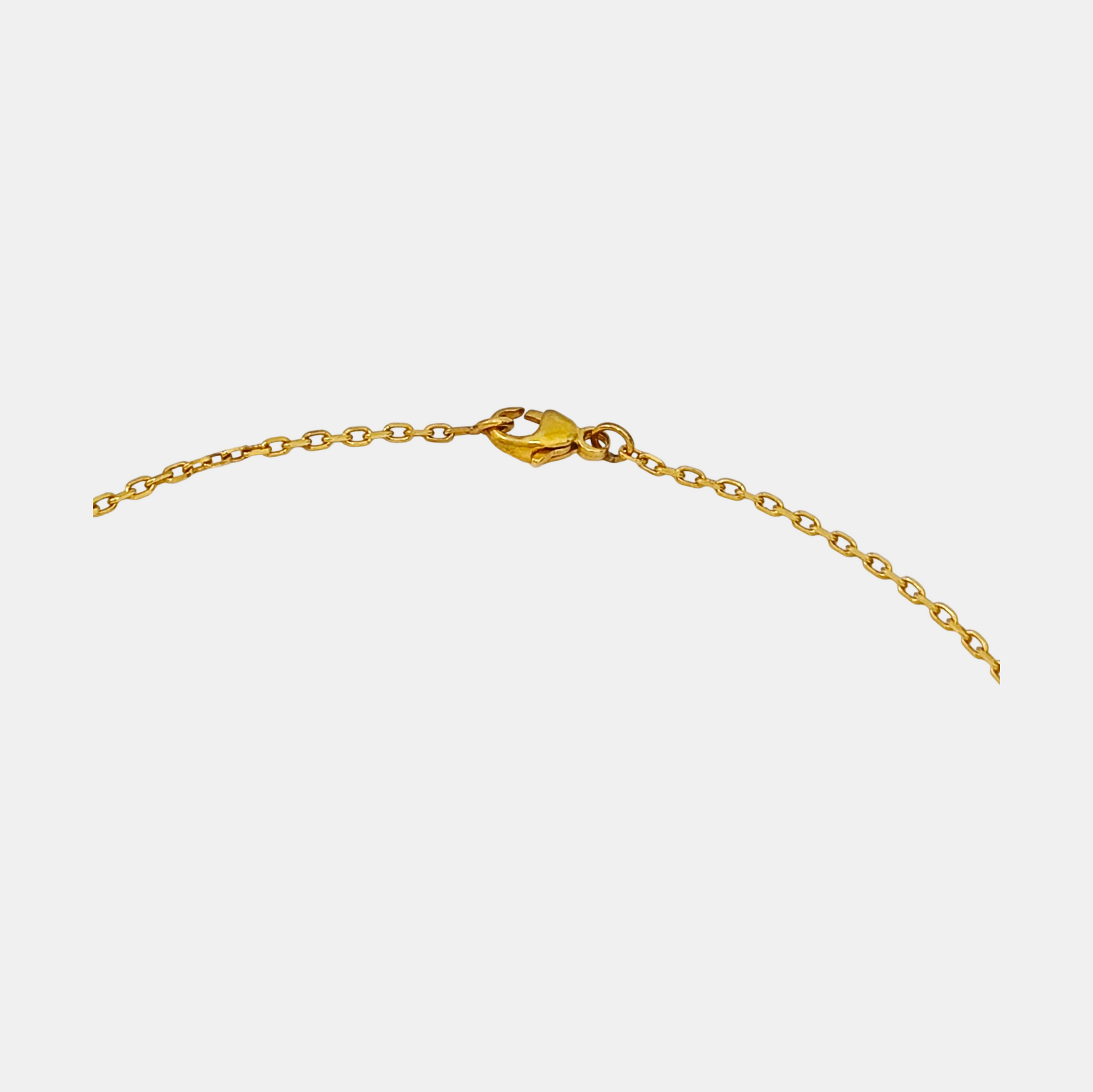 Pop H Metal Gold Necklace