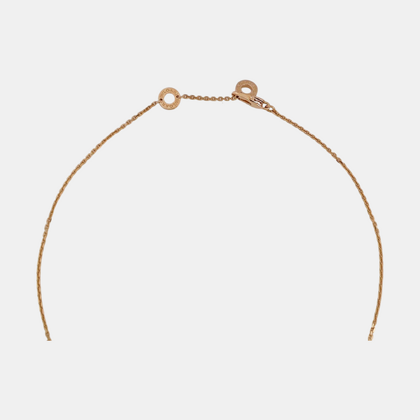 DIVAS' DREAM 18k Rose Gold Green Necklace
