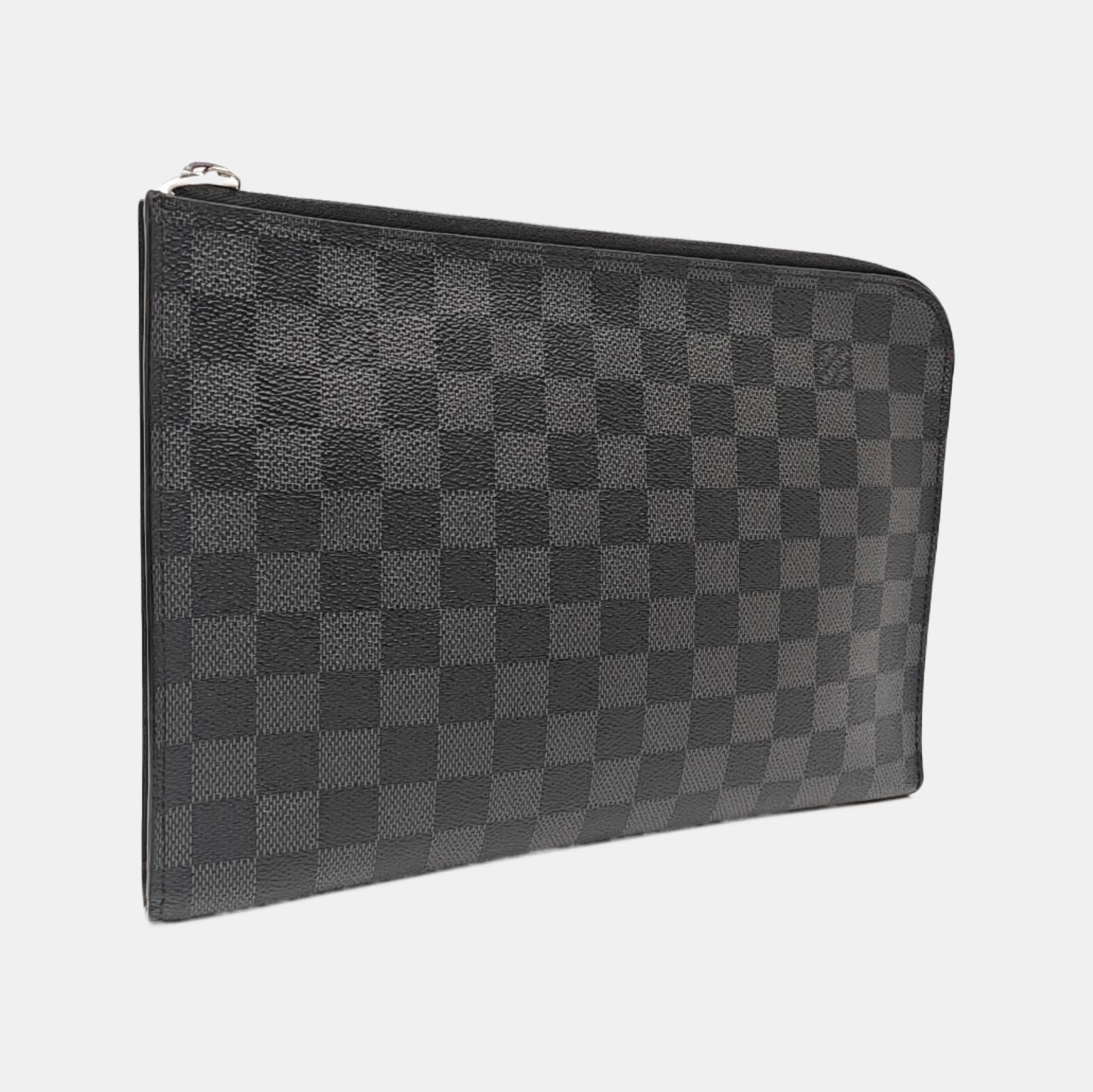 JOUR PM Damier Graphite Coated Canvas Gray
