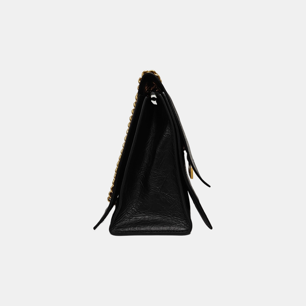 Crush Medium Calfskin Black