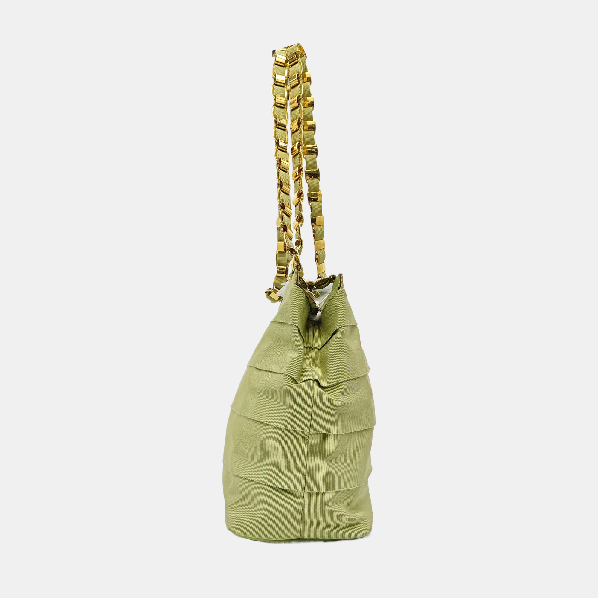 Layered Medium Canvas Green