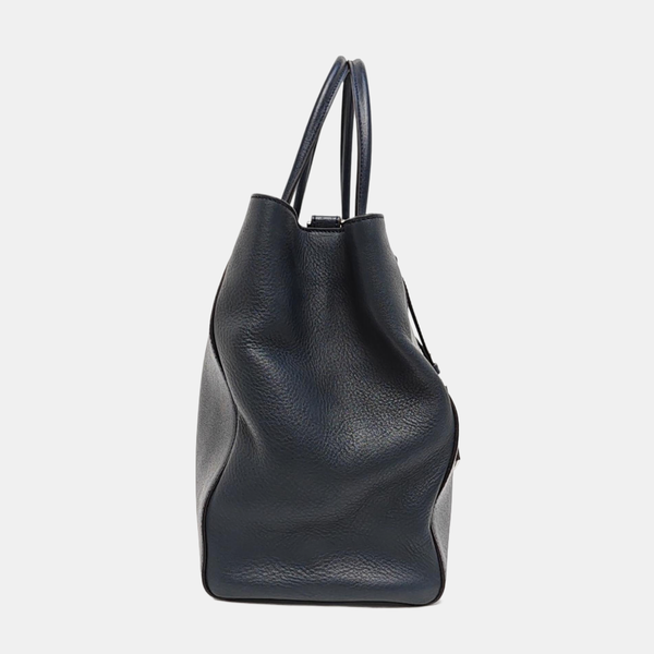 2 Jours Medium Calfskin Blue