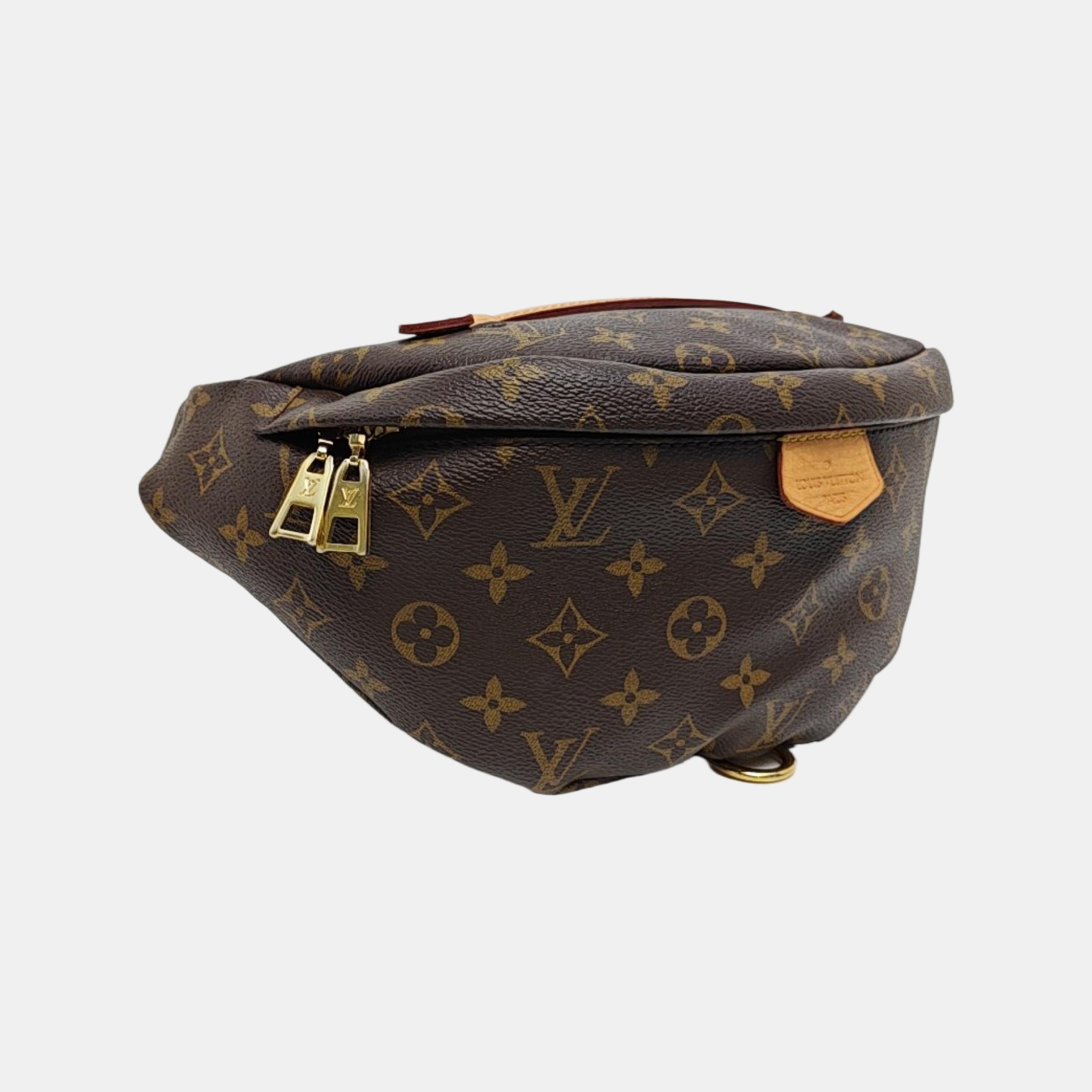 BUMBAG Monogram Coated Canvas Brown