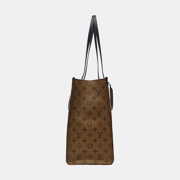 ONTHEGO GM Monogram Coated Canvas Brown