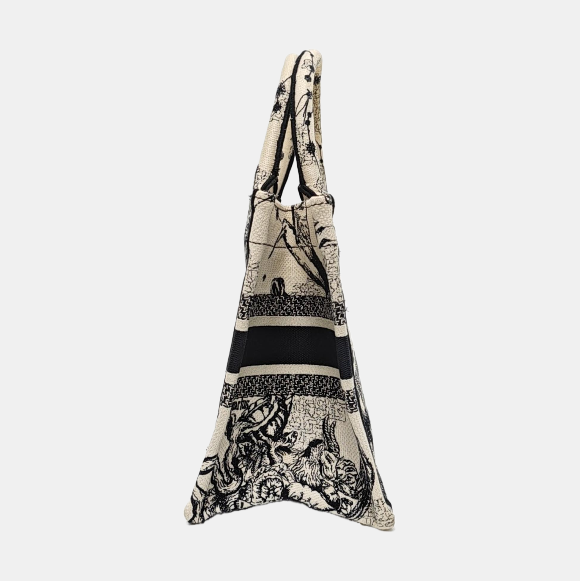 Authenticated pre-owned  Book Tote Small Canvas White - Tote Bag at Looply