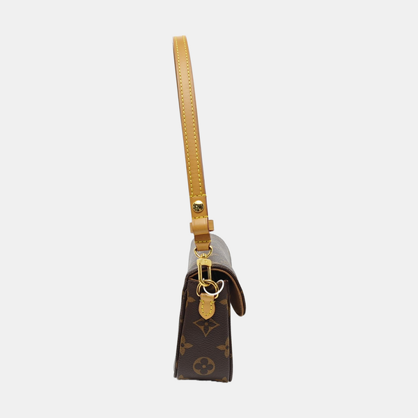 IVY Monogram Coated Canvas Brown