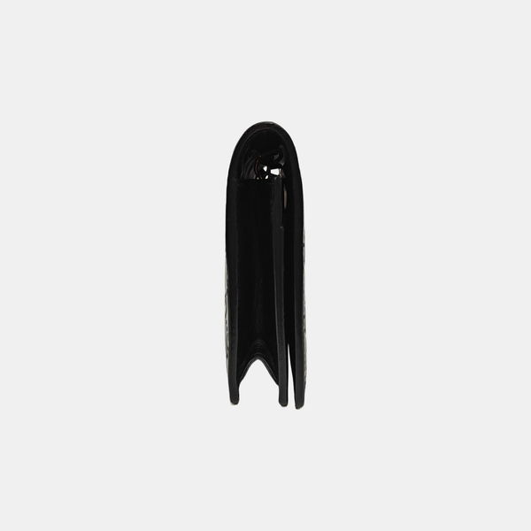 Monogram Calfskin Shoulder Bag Black