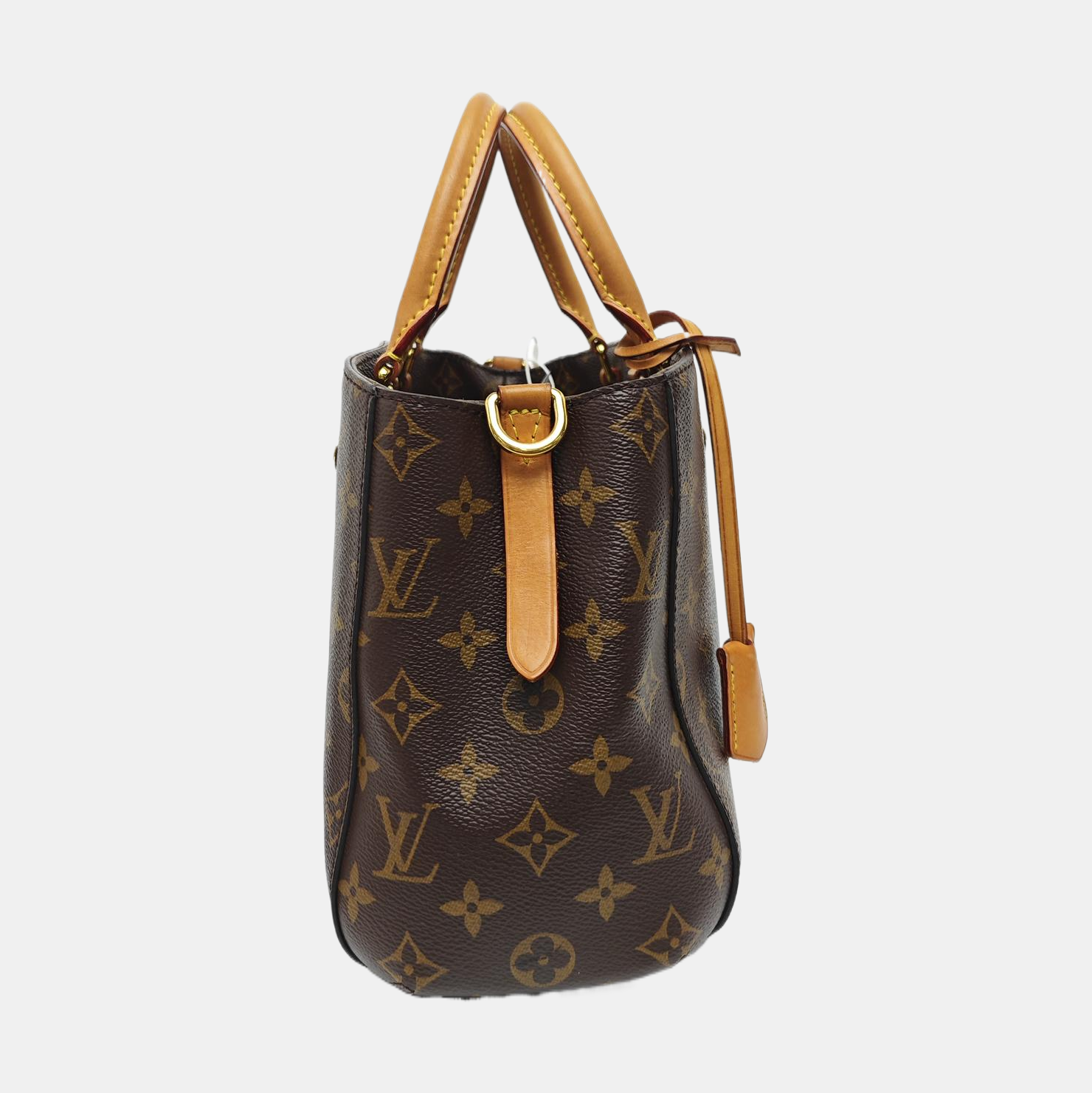 MONTAIGNE Monogram Coated Canvas Brown