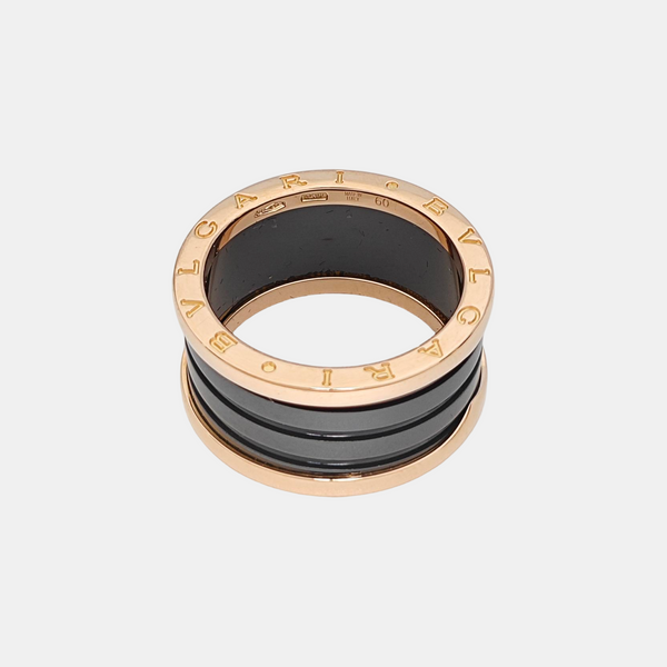 B.ZERO1 18k Rose Gold Ring EU 60