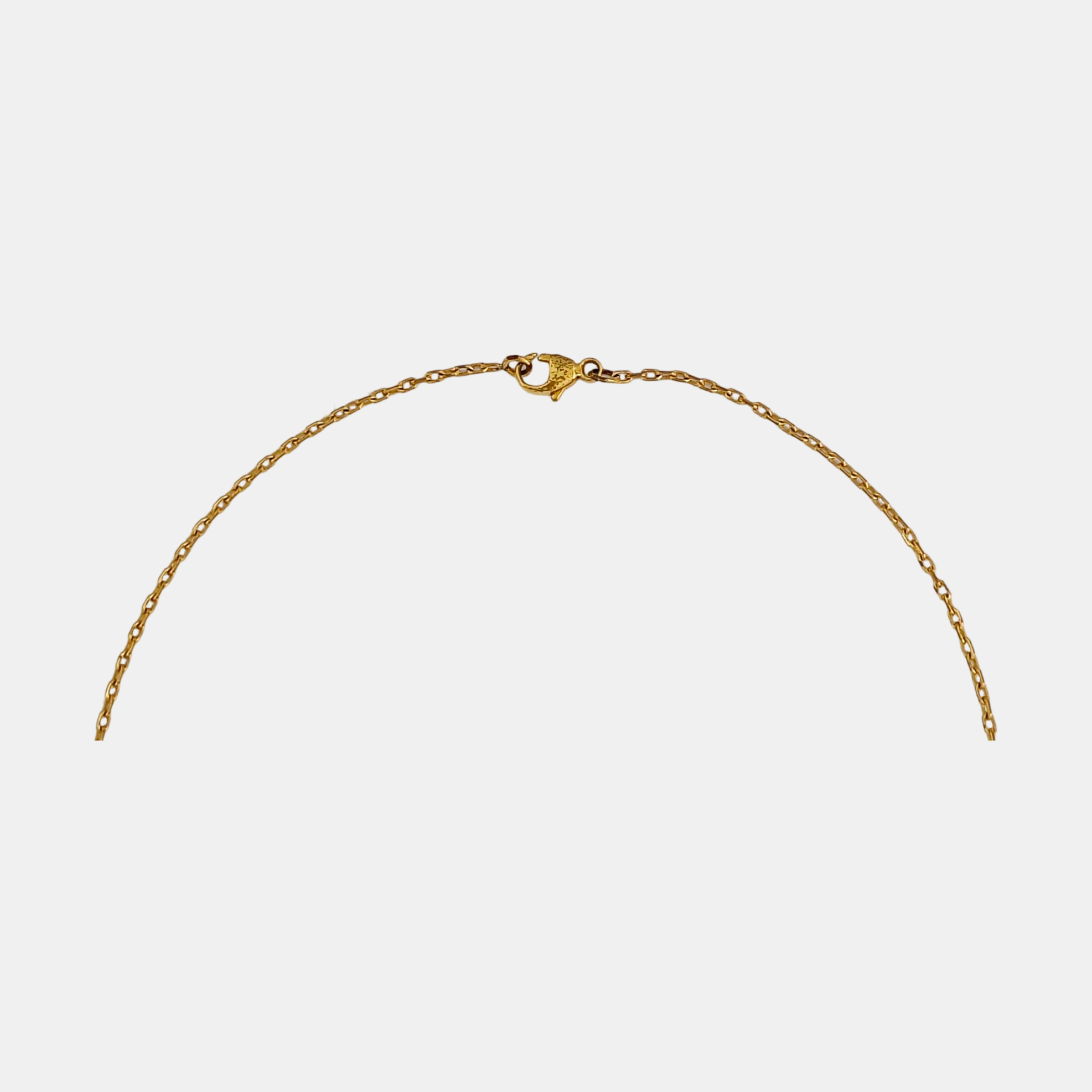 Pop H Metal Gold Necklace