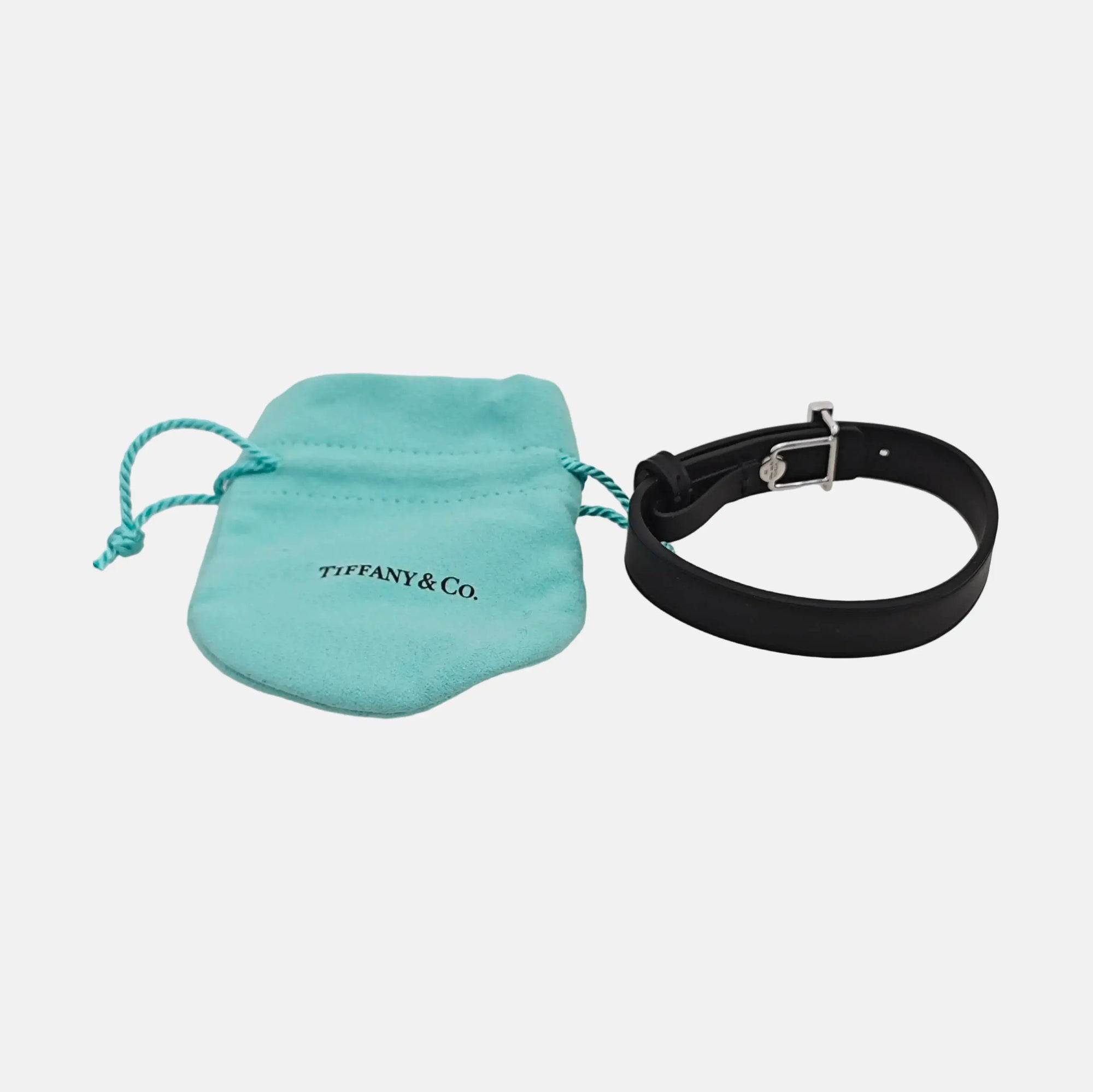 Tiffany 1837 925 Sterling Silver Black Bracelet