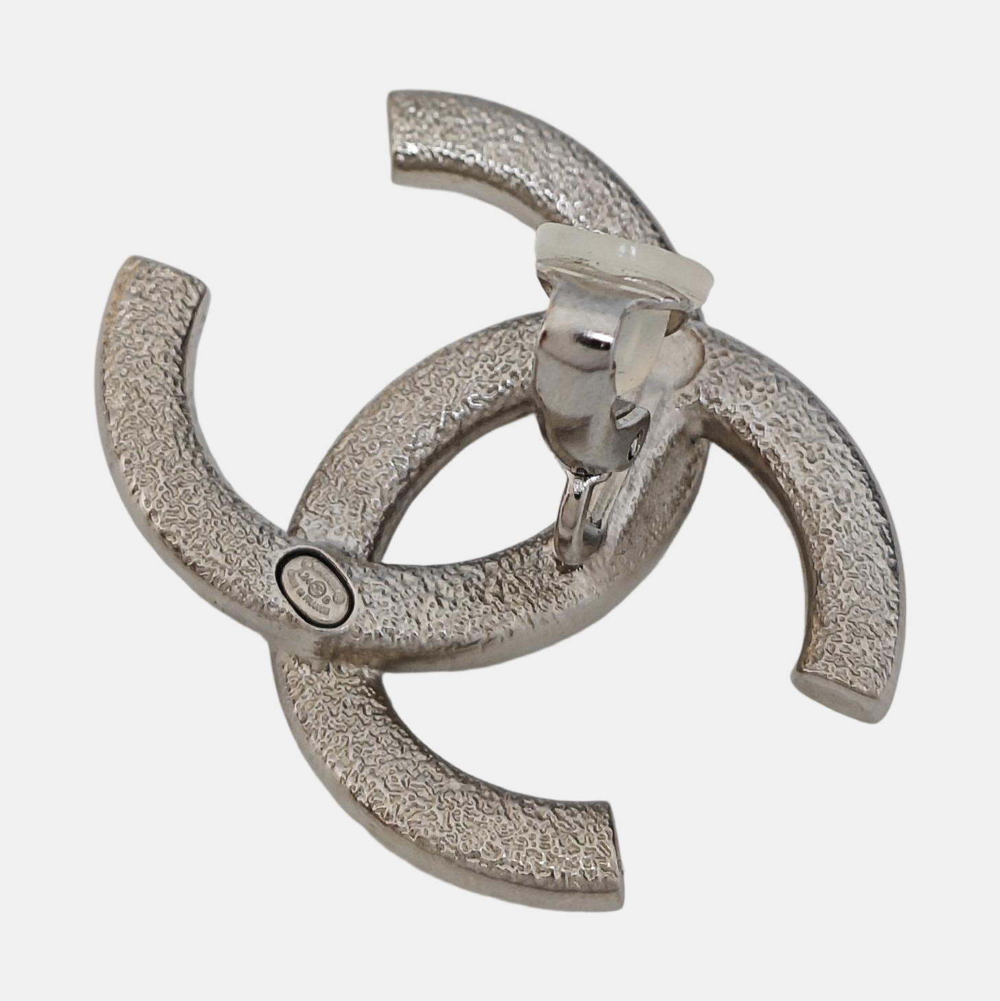 Metal Silver Clip On Earrings
