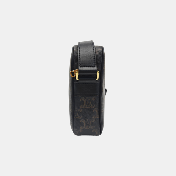 TRIOMPHE Medium Coated Canvas Black