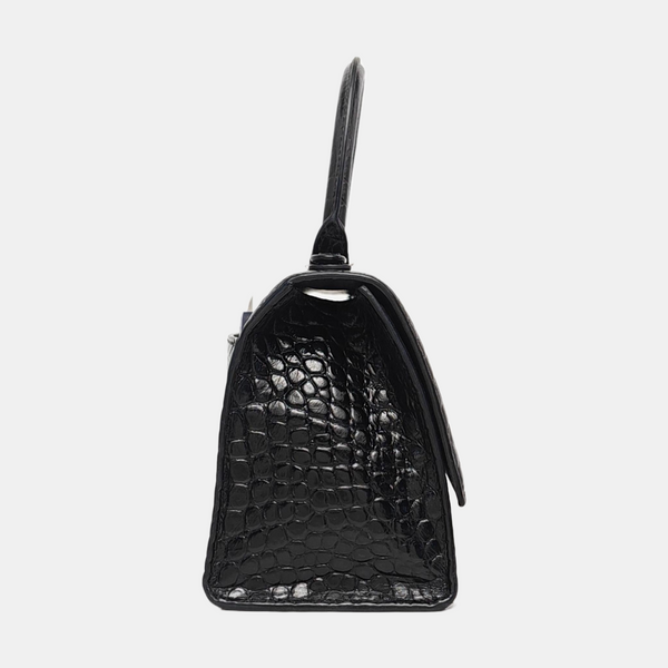 Hourglass S Calfskin Black