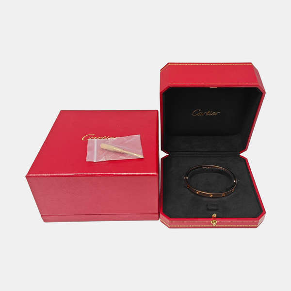 LOVE 18k Rose Gold Bangle