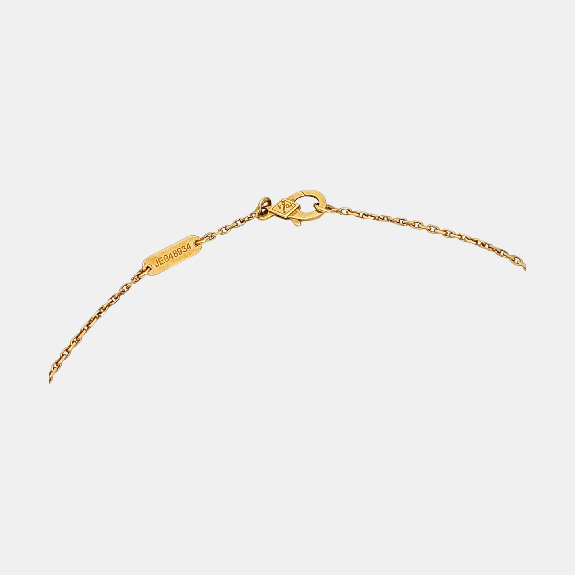 Vintage Alhambra 18k Gold Necklace