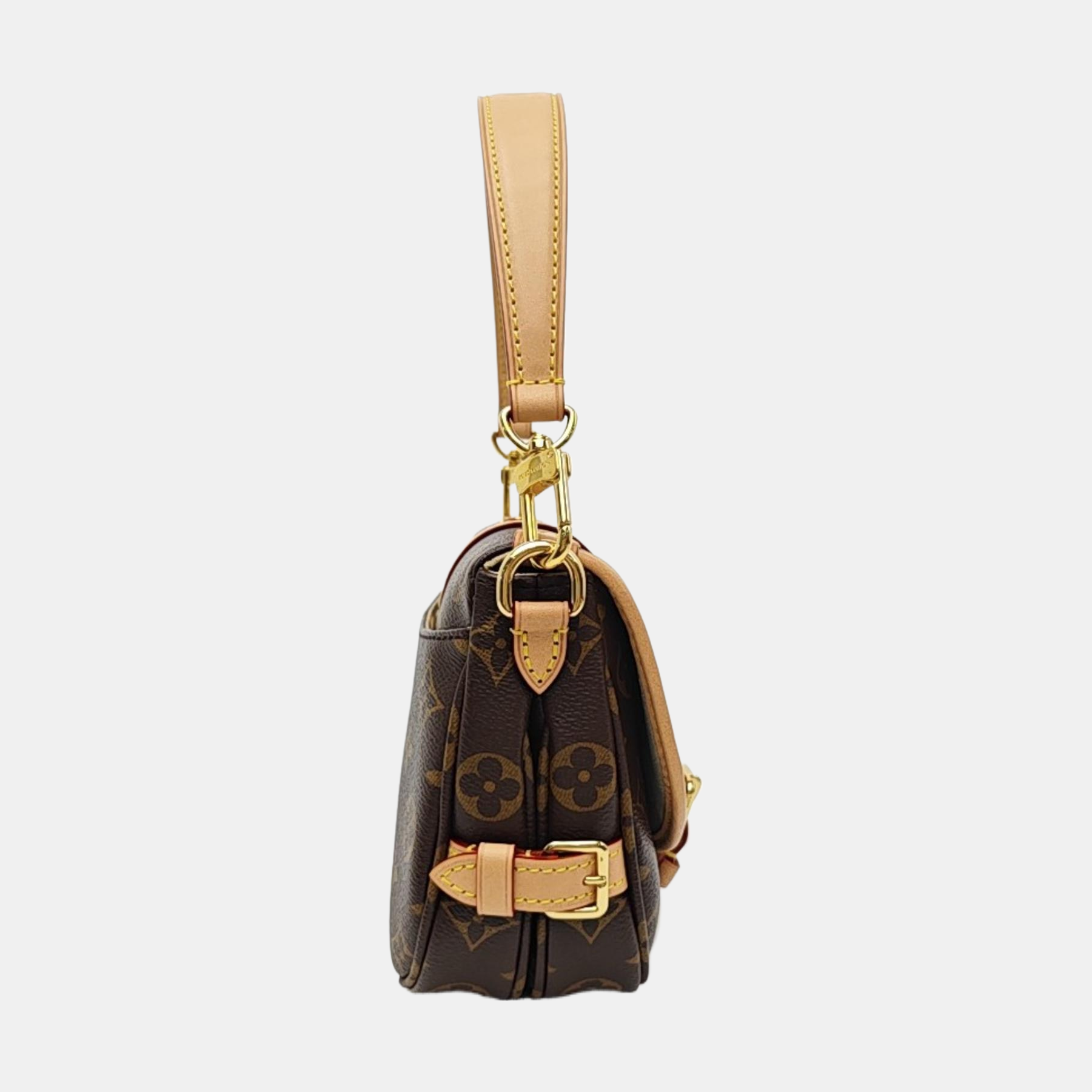 SAUMUR BB Monogram Coated Canvas Brown