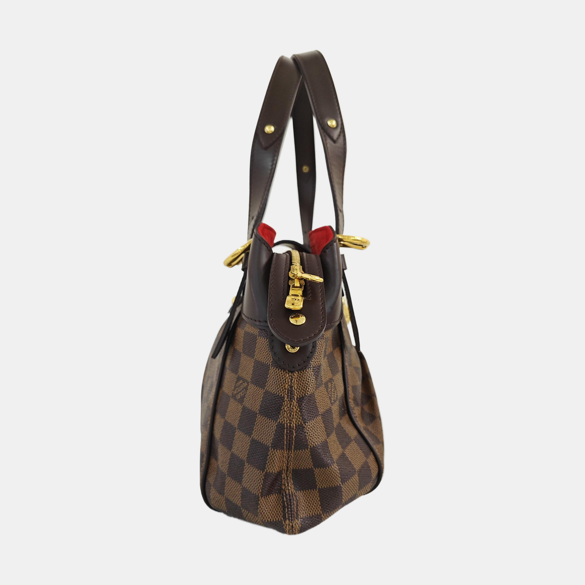 SISTINA PM Damier Ebene Coated Canvas Brown