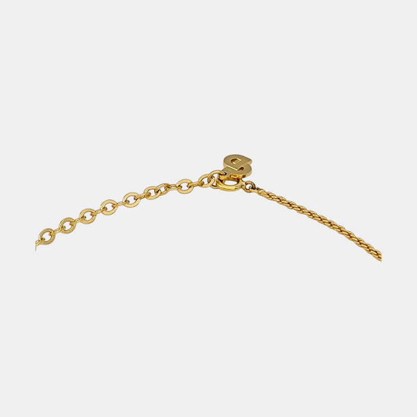 Petit CD Metal Gold Necklace