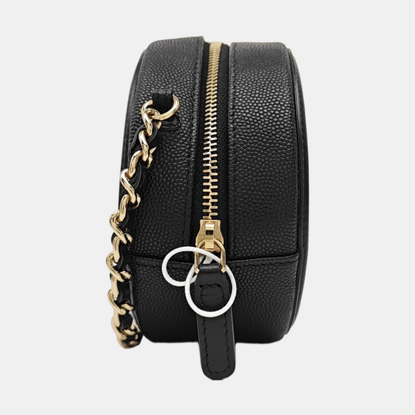 FILIGREE Quilted Grained Calfskin Black