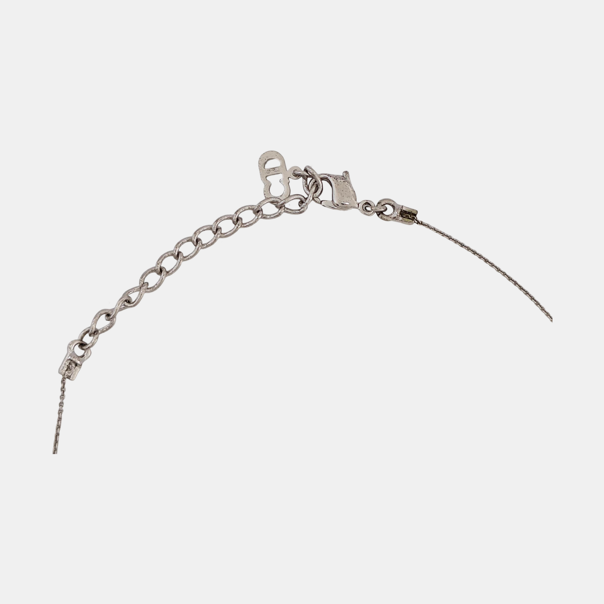 CD Swing Metal Silver Necklace