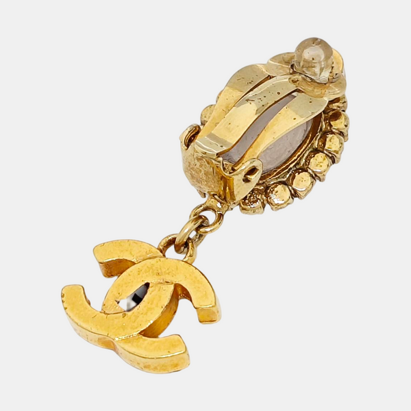 Metal Gold Clip On Earrings