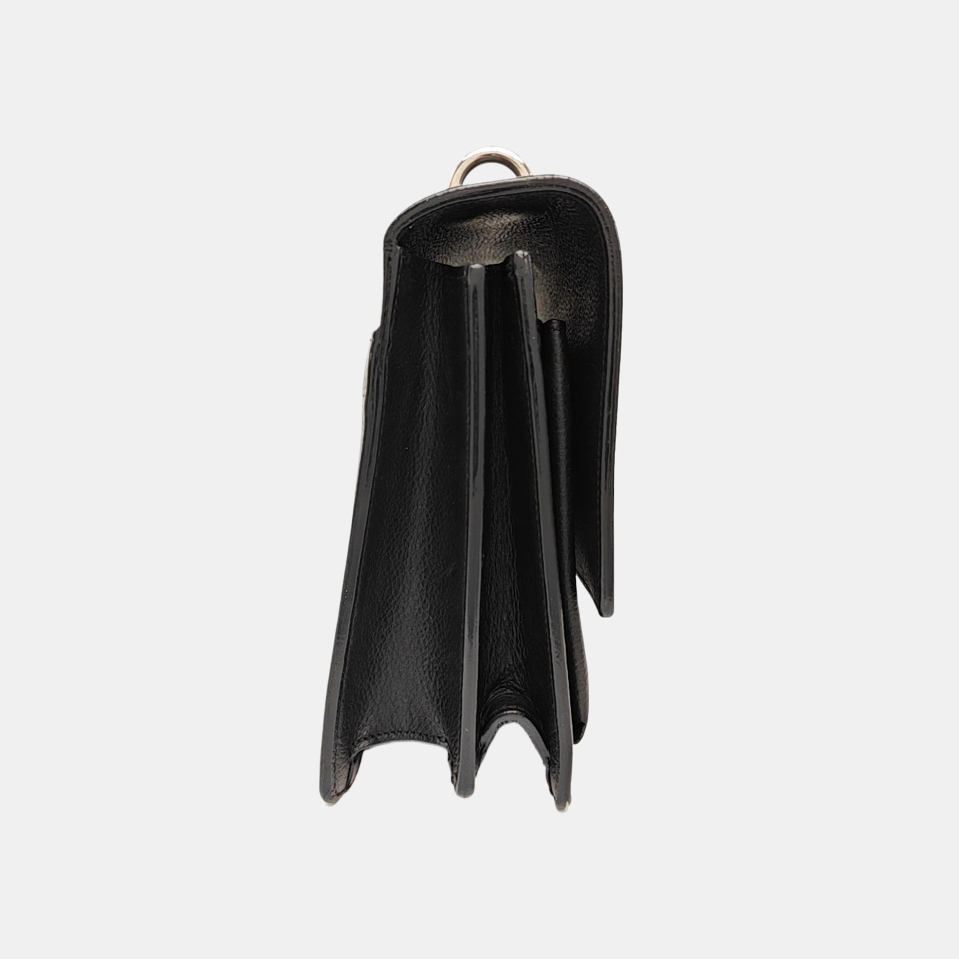 SUNSET Medium Calfskin Black