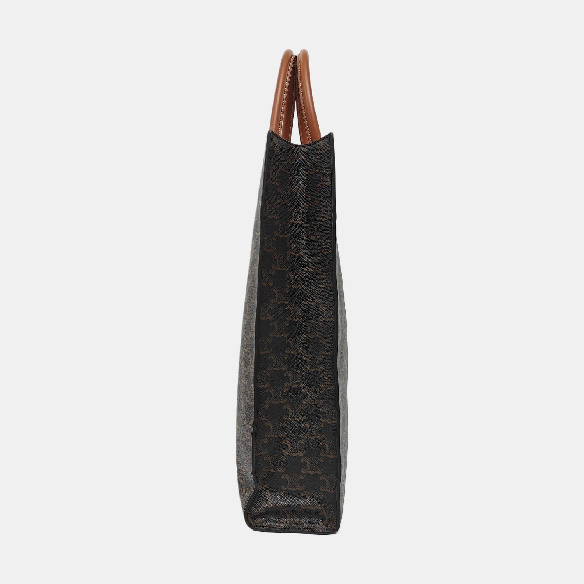 CABAS CELINE Medium Coated Canvas Brown