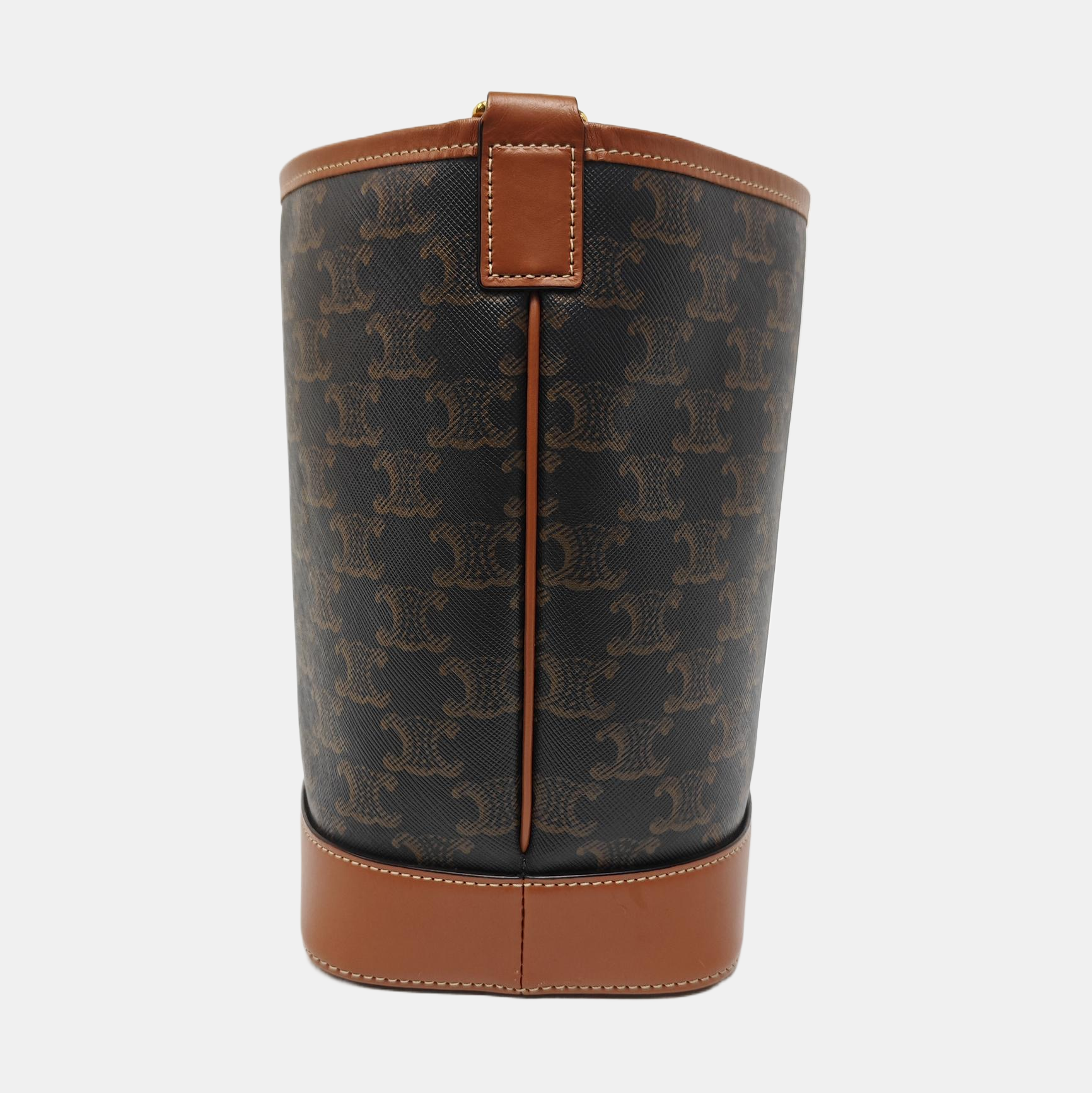 TRIOMPHE CANVAS Small Coated Canvas Brown