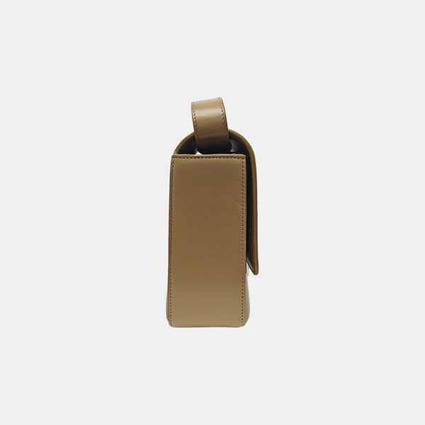 Calfskin Shoulder Bag Medium Beige