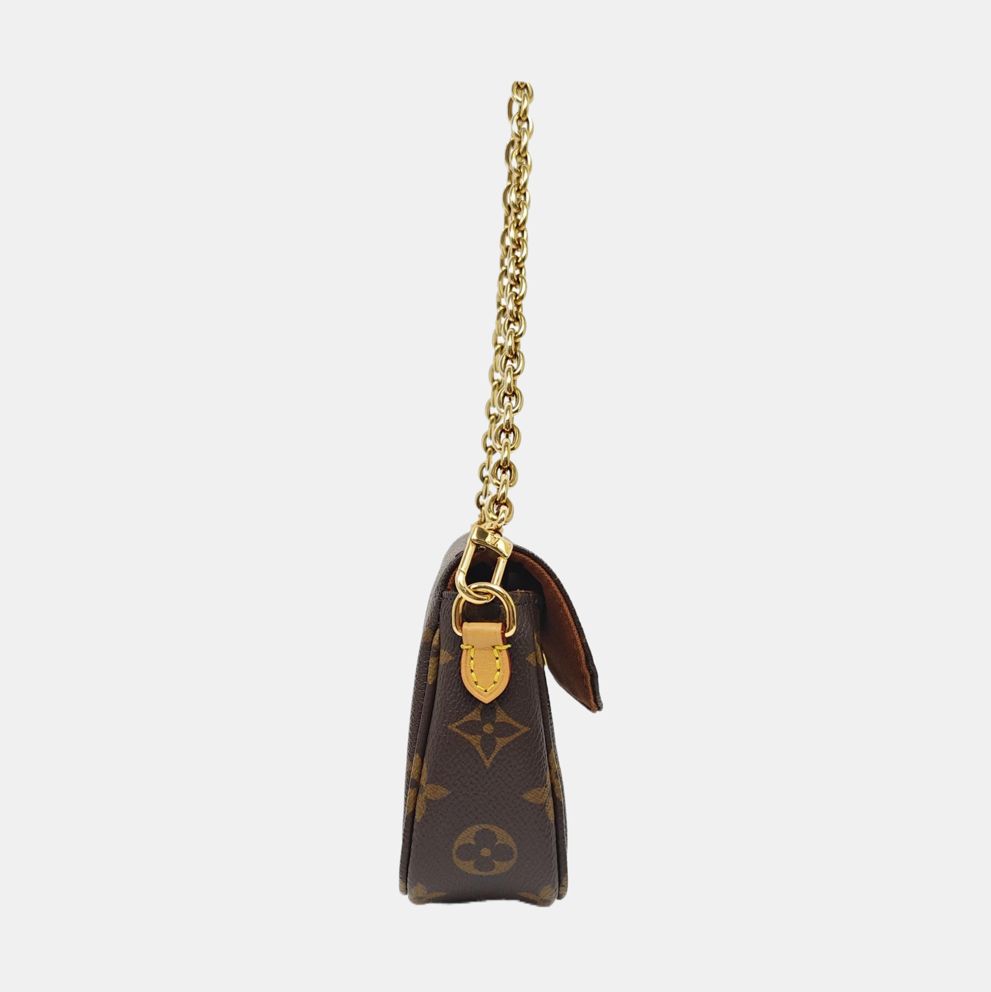 IVY Monogram Coated Canvas Brown