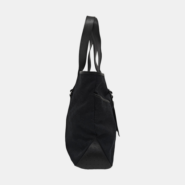 Monogram Canvas Top Handle Bag Black