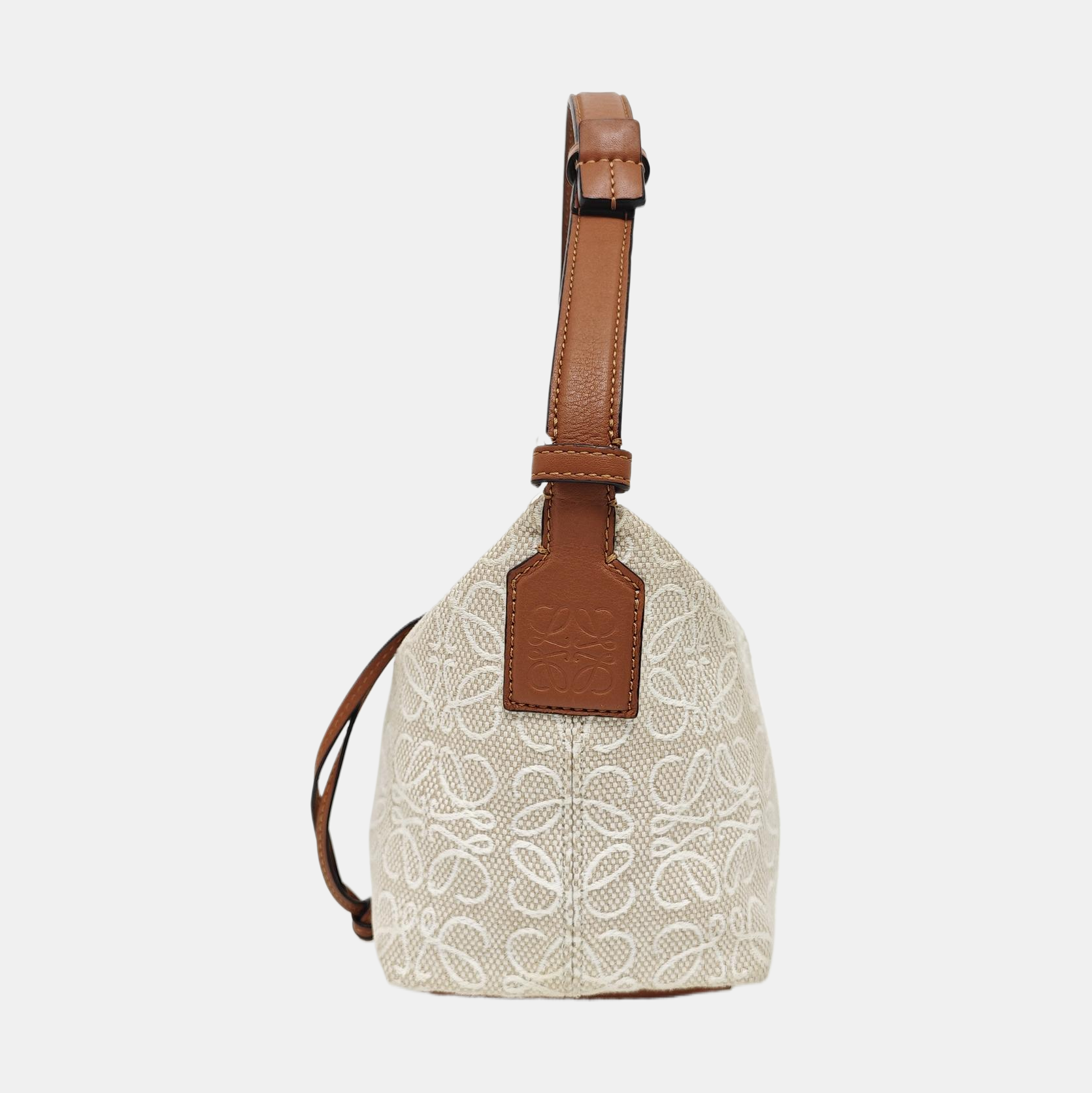 Anagram Small Monogram Canvas Beige