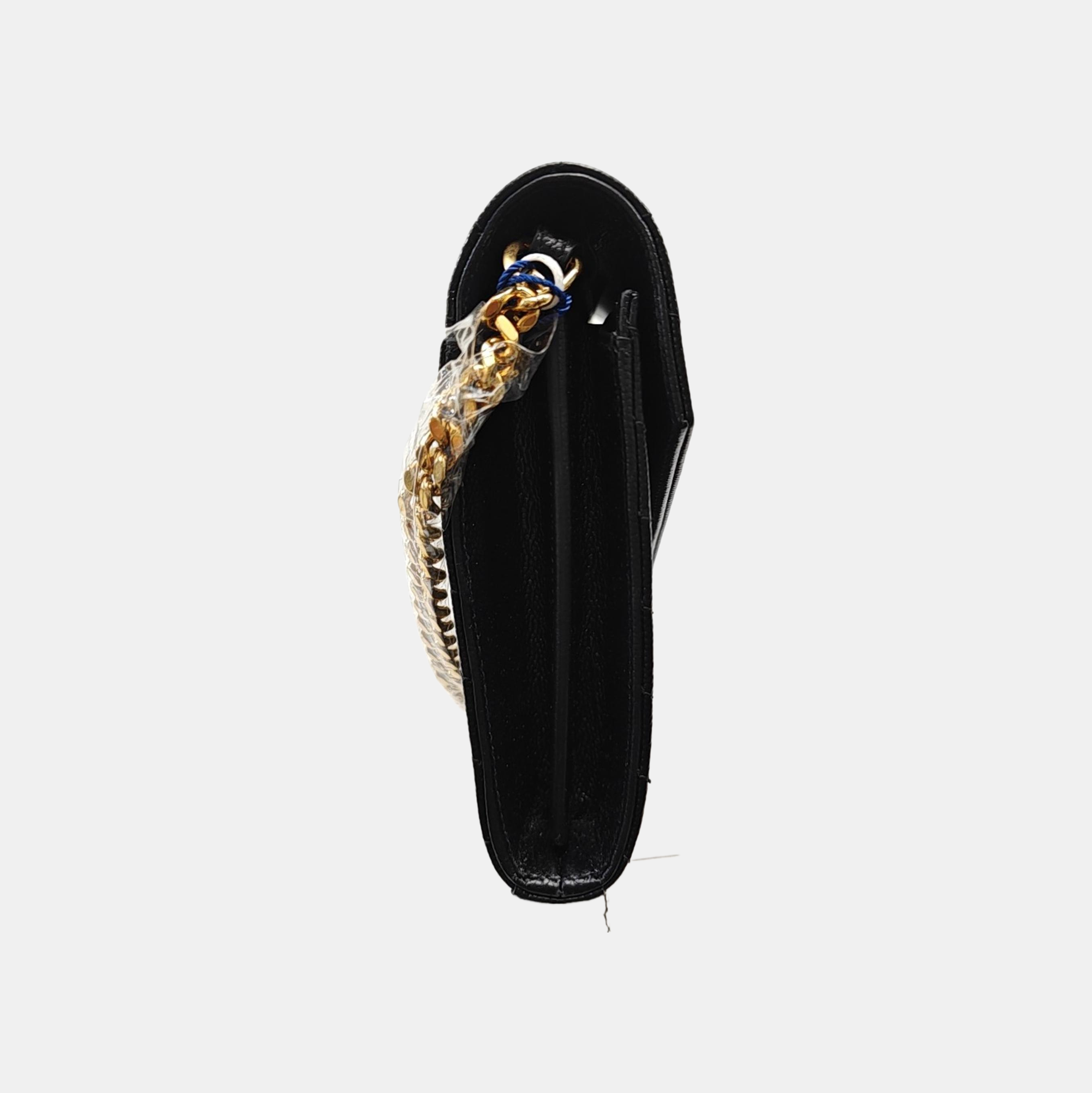 MONOGRAM Medium Chevron Calfskin Black