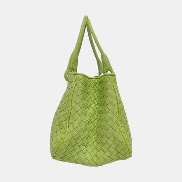 Lambskin Tote Bag Green