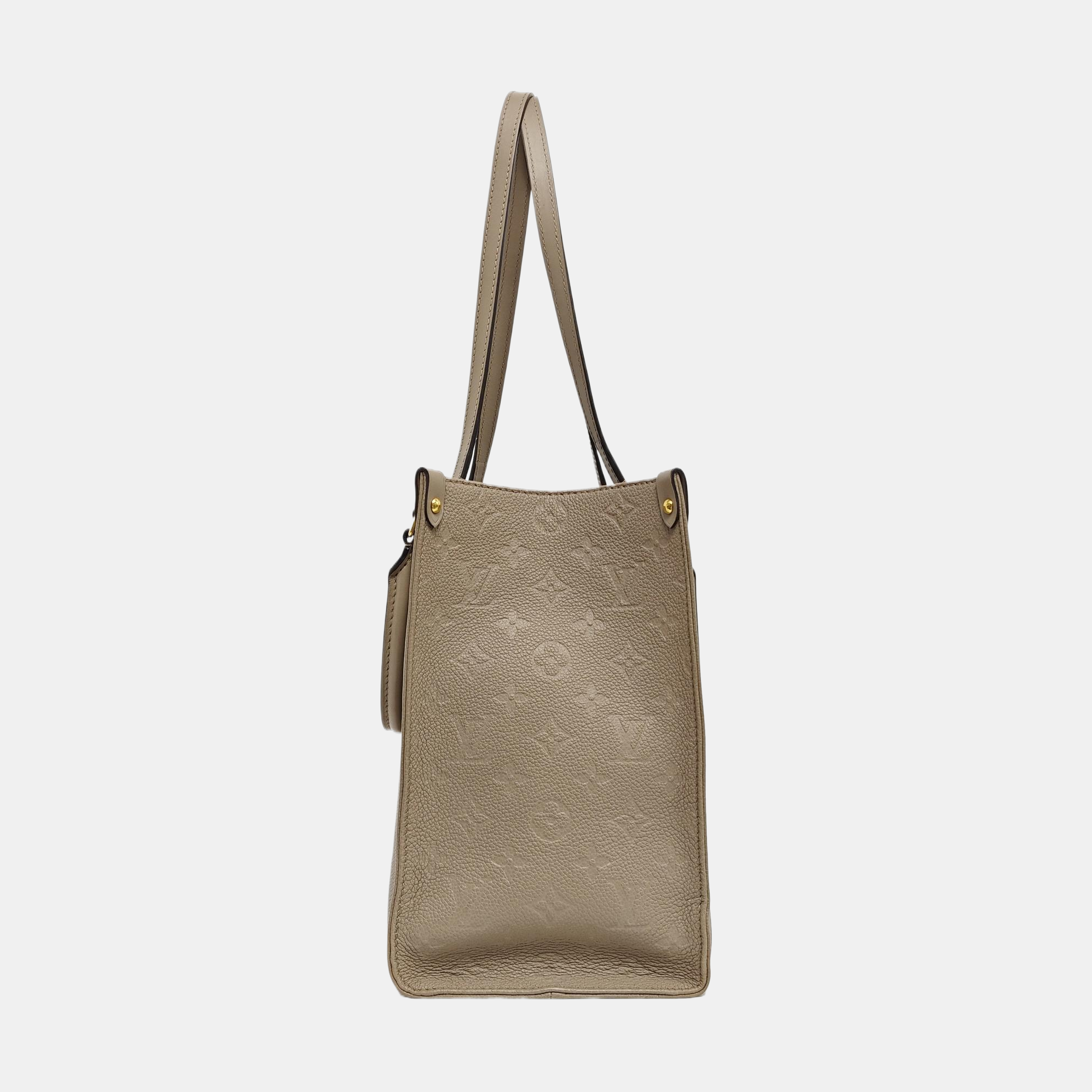 ONTHEGO MM Monogram Calfskin Grey